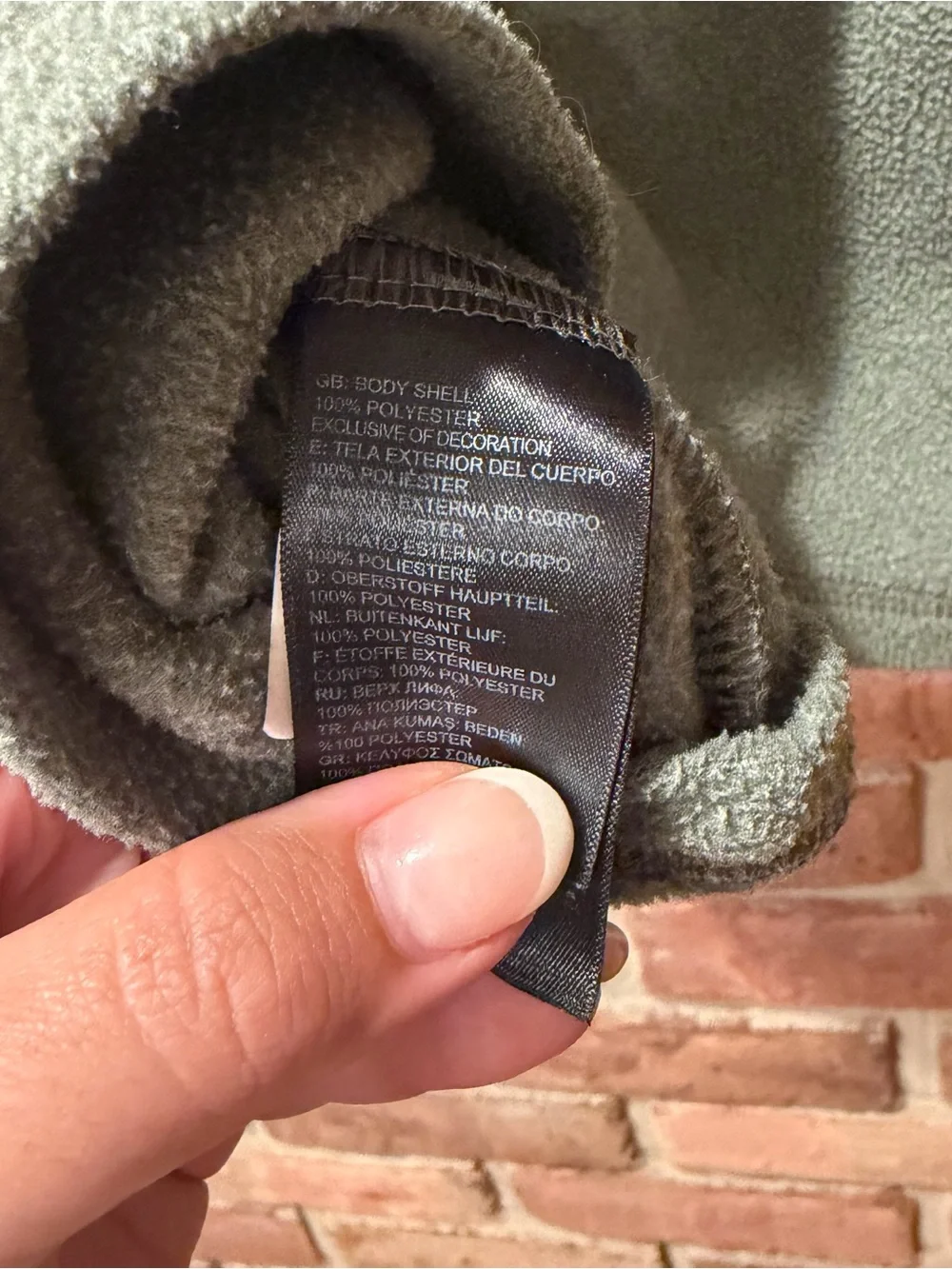 The North Face Boys’ Fleece 1/4 Zip Pullover – Size XL